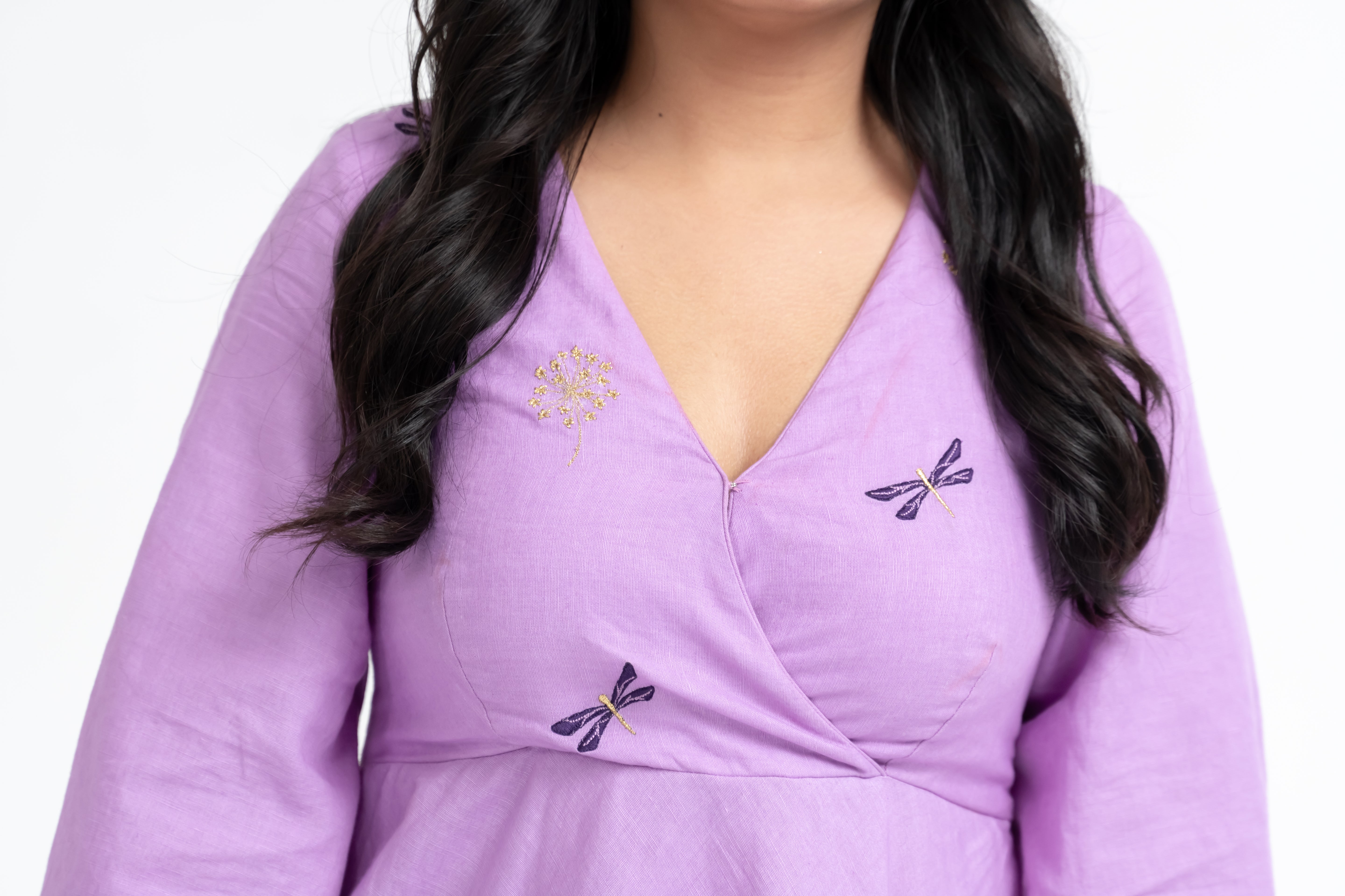 WC – LA – Full Length Embroidered Dress