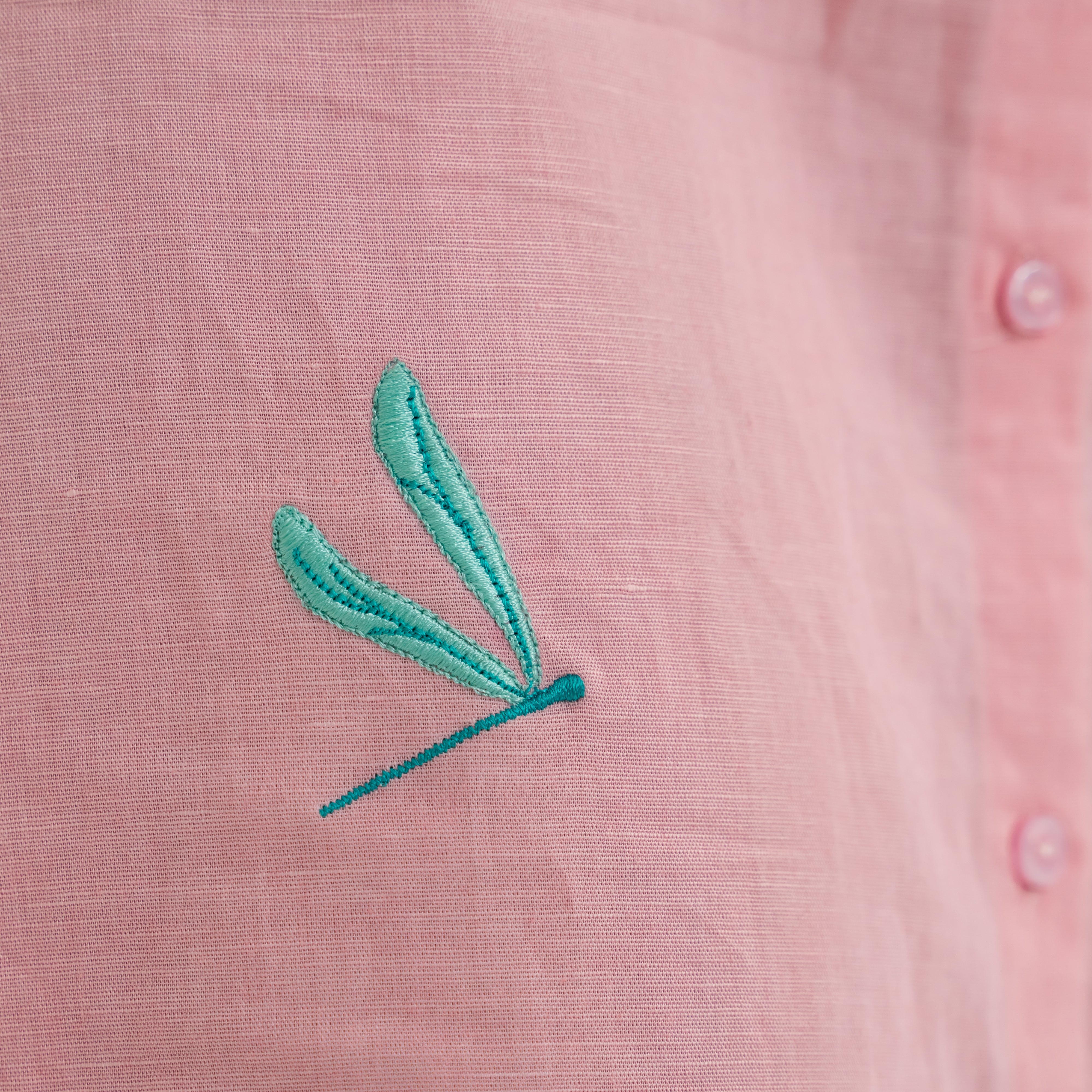 WC – BP – Long Length Full Sleeved Embroidered Shirt Dress