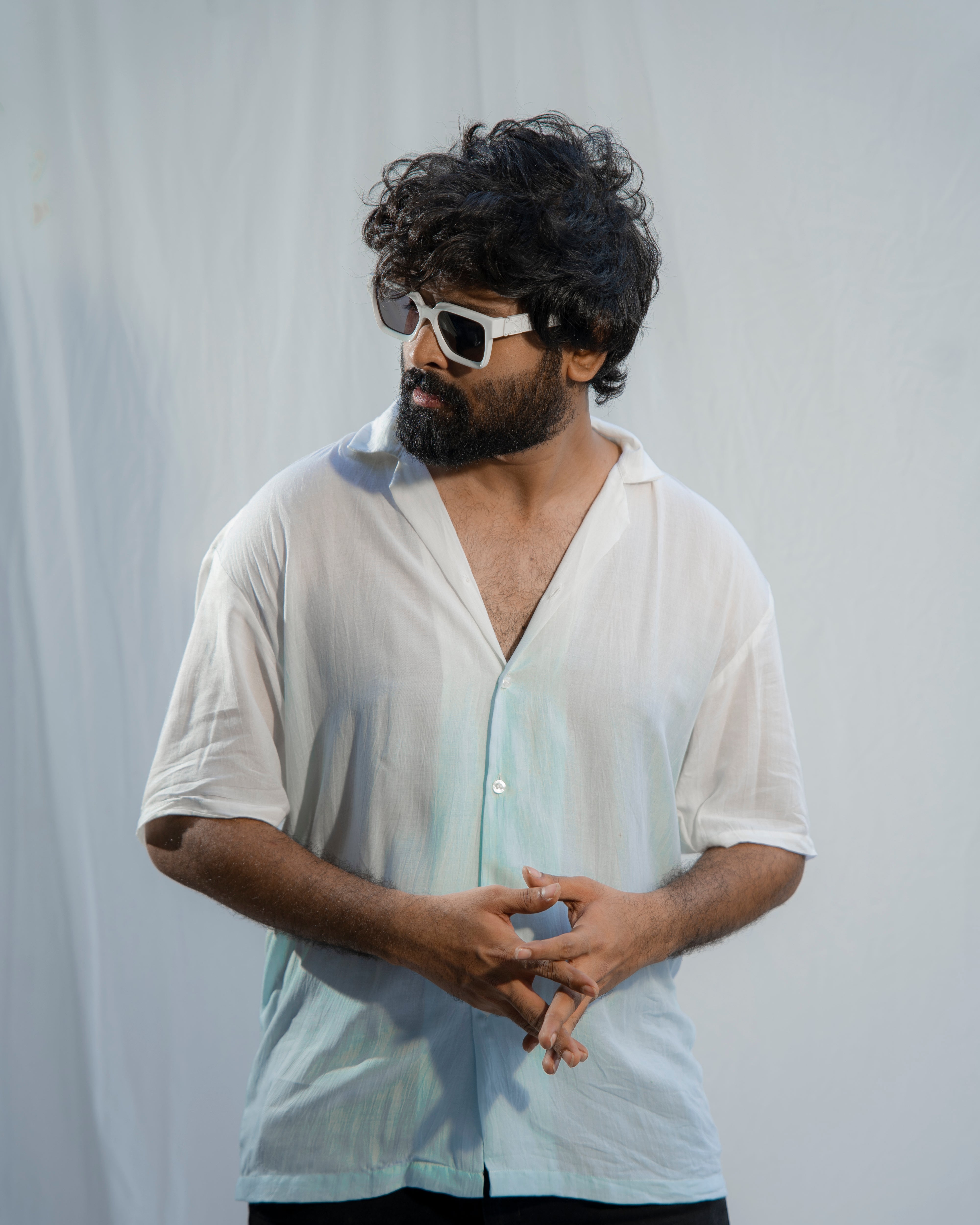 Ocean White Shirt