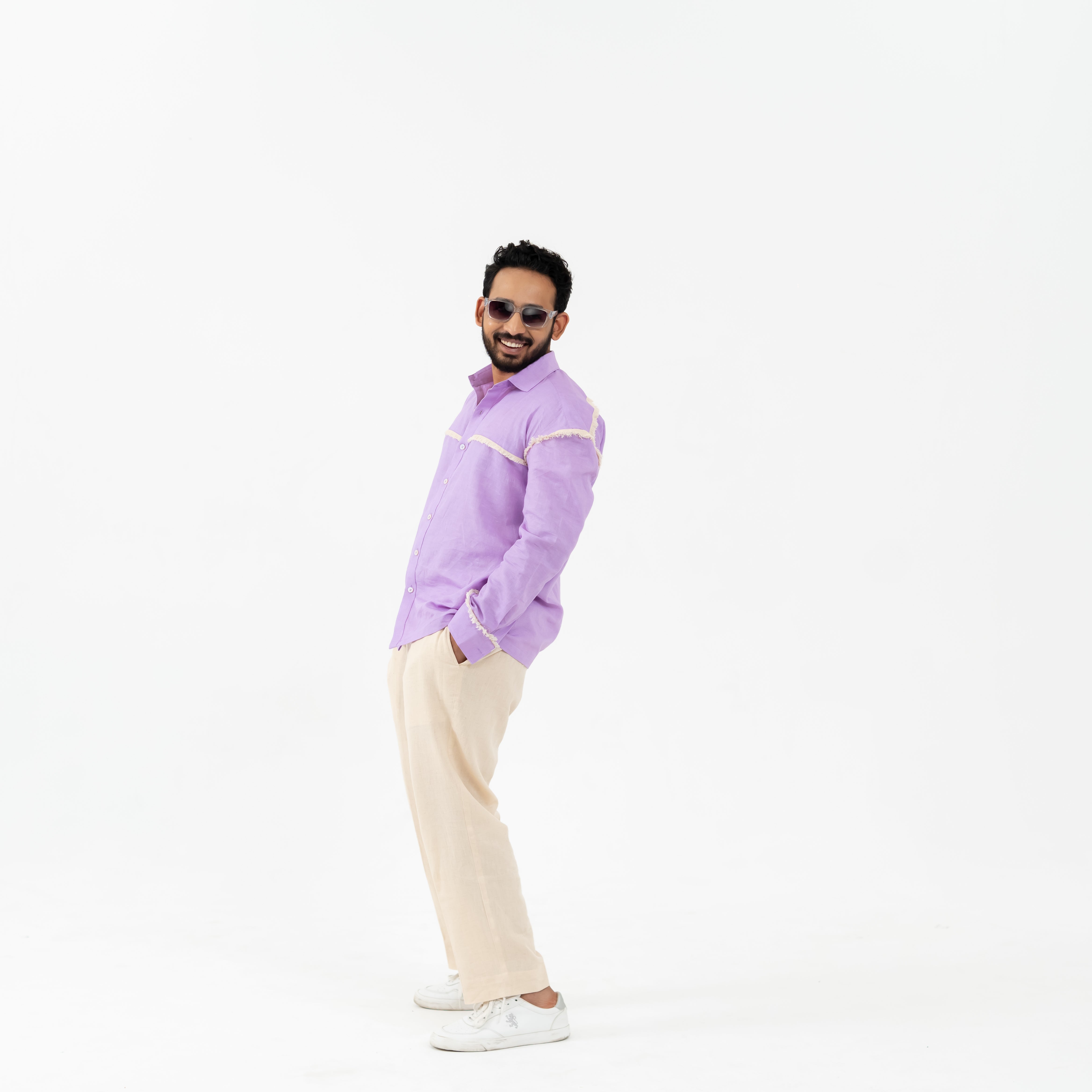 WC – LM – Shoulder Stripe Linen Shirt